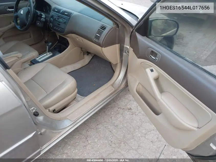 1HGES16544L017656 2004 Honda Civic Lx