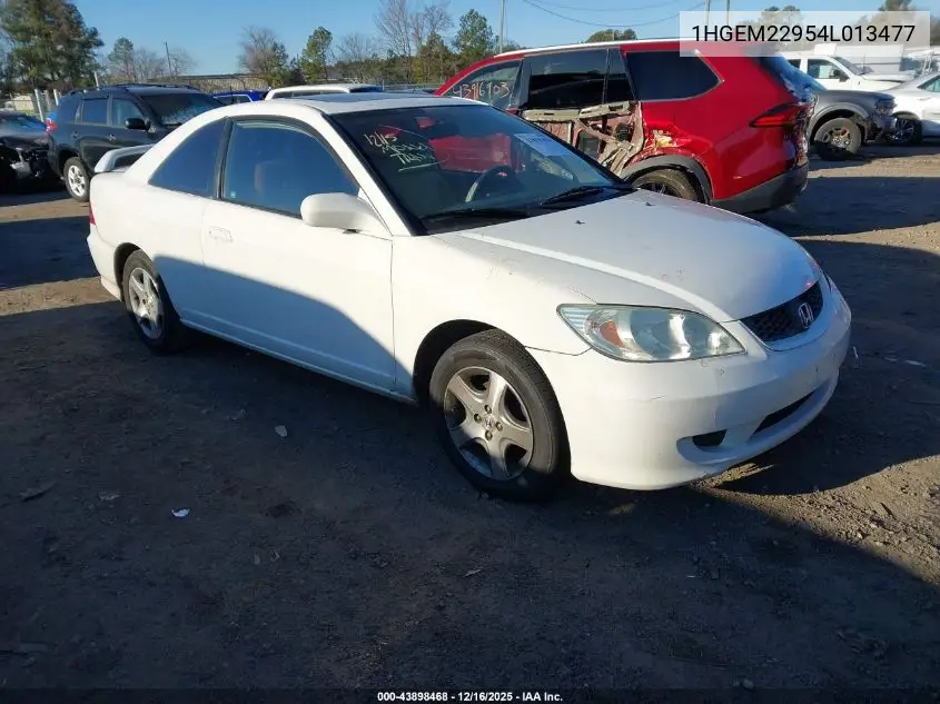 1HGEM22954L013477 2004 Honda Civic Ex