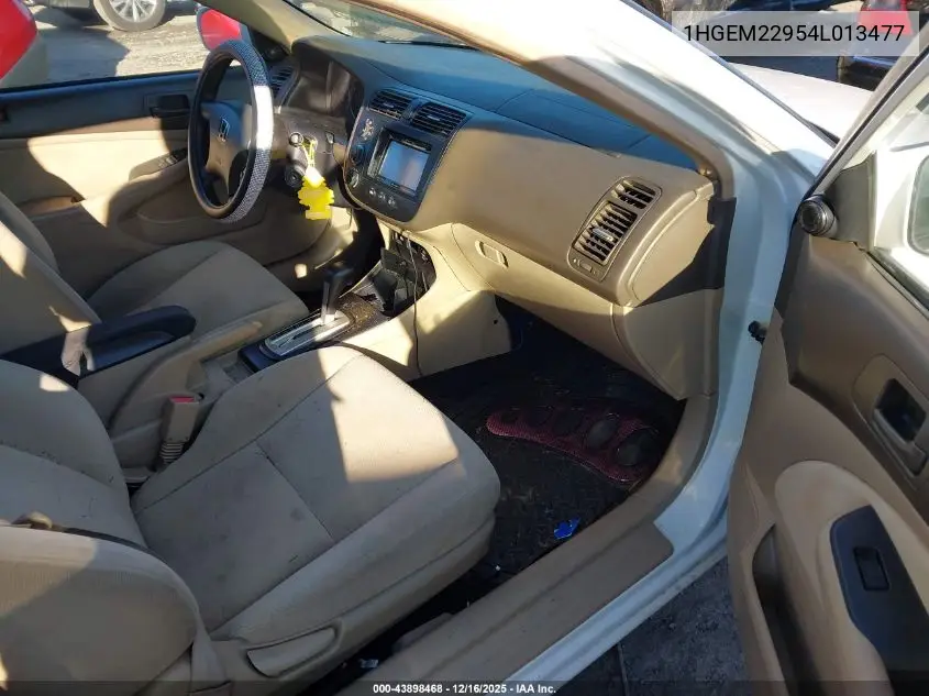 1HGEM22954L013477 2004 Honda Civic Ex