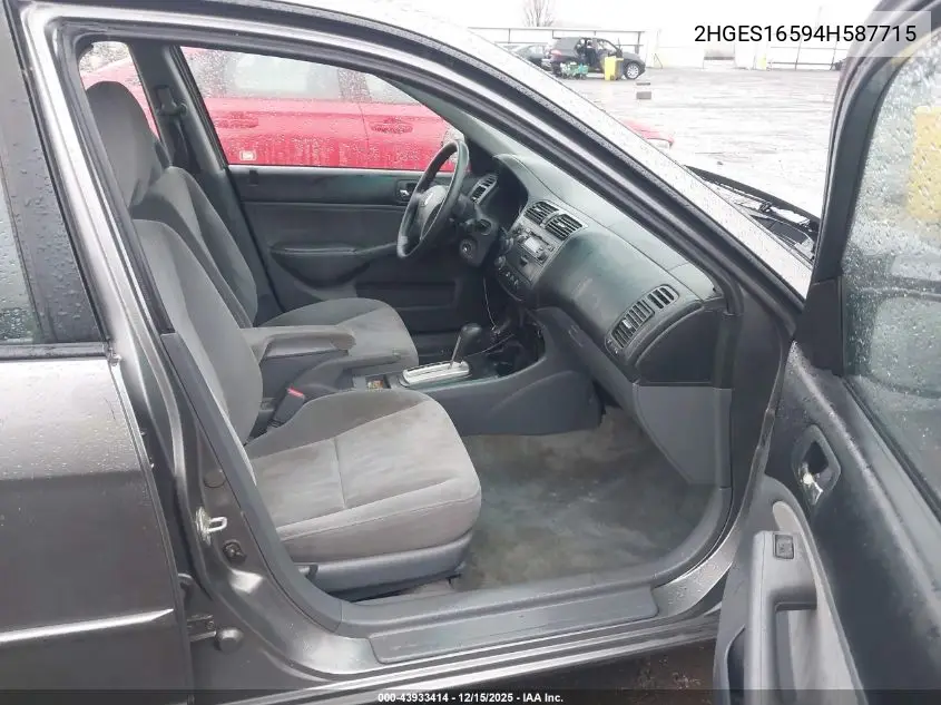 2HGES16594H587715 2004 Honda Civic Lx