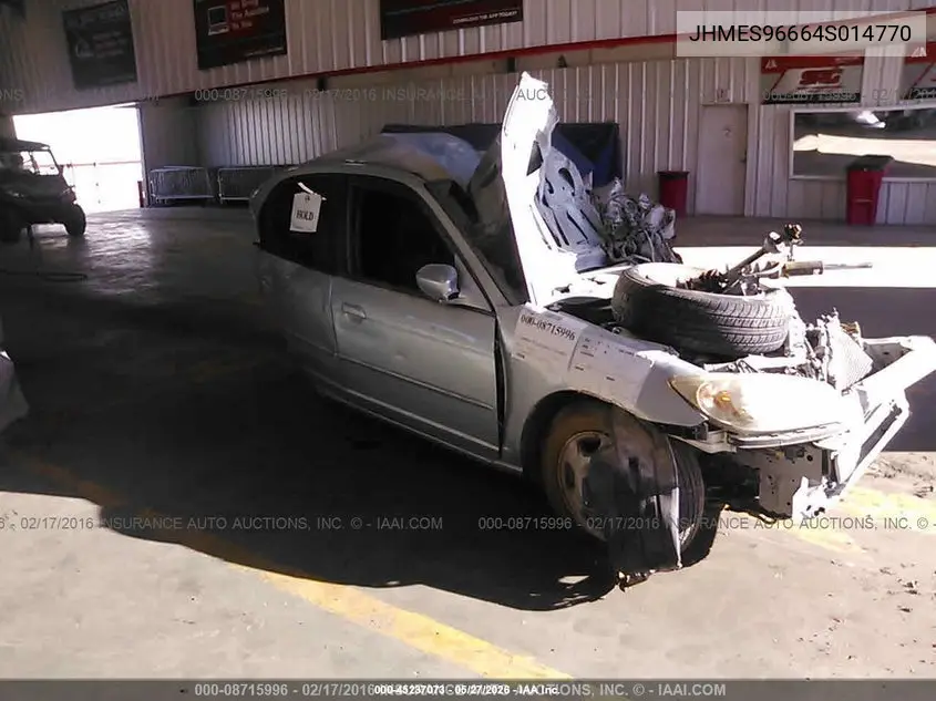 JHMES96664S014770 2004 Honda Civic Hybrid
