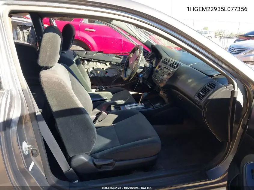 1HGEM22935L077356 2005 Honda Civic Ex