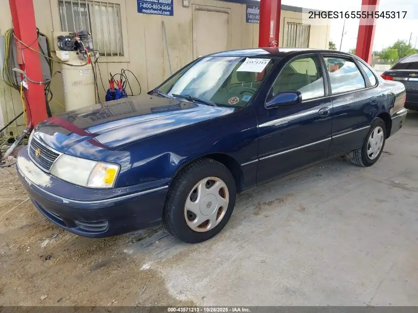 2HGES16555H545317 2005 Honda Civic Lx