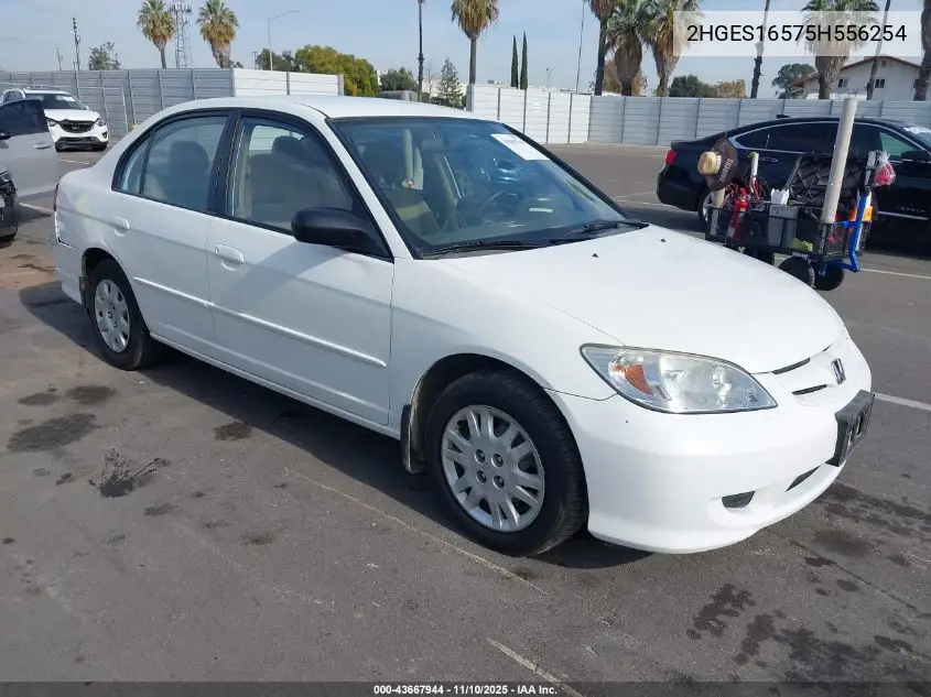 2HGES16575H556254 2005 Honda Civic Lx