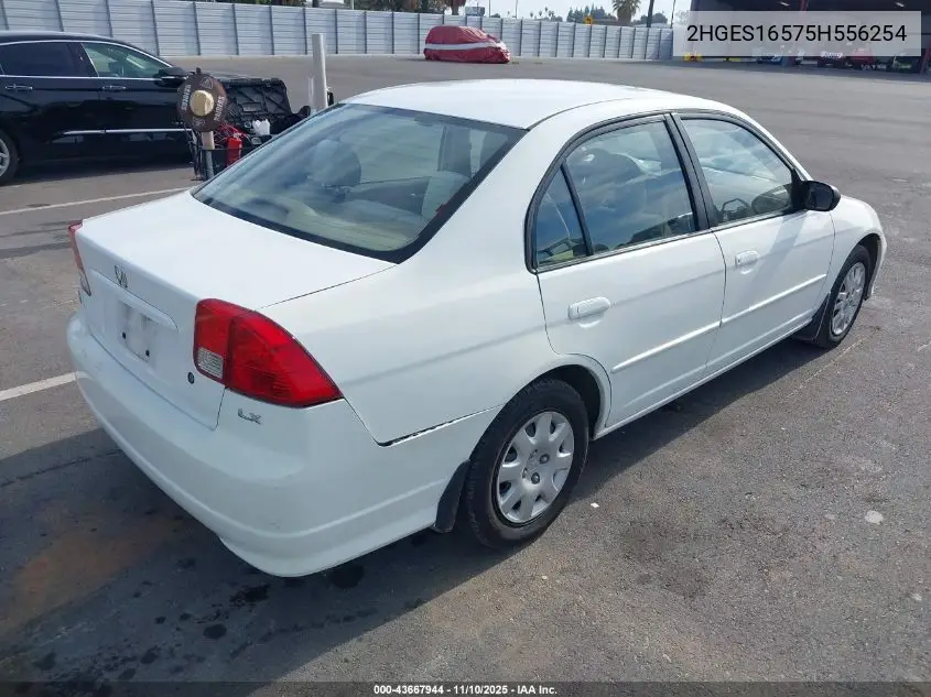 2HGES16575H556254 2005 Honda Civic Lx