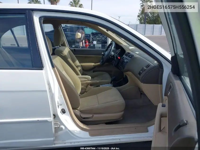 2HGES16575H556254 2005 Honda Civic Lx