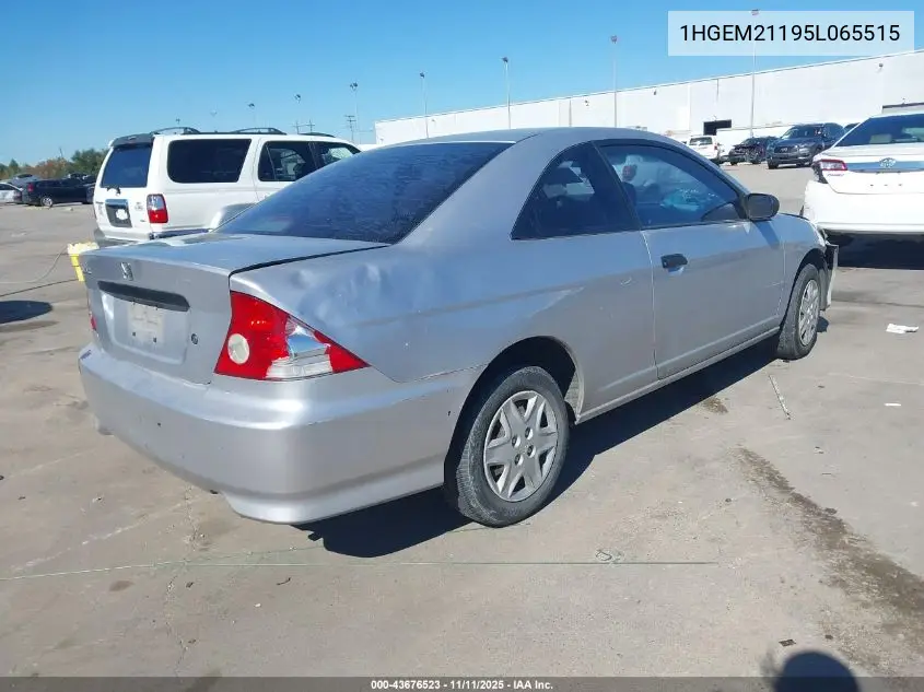 1HGEM21195L065515 2005 Honda Civic Vp