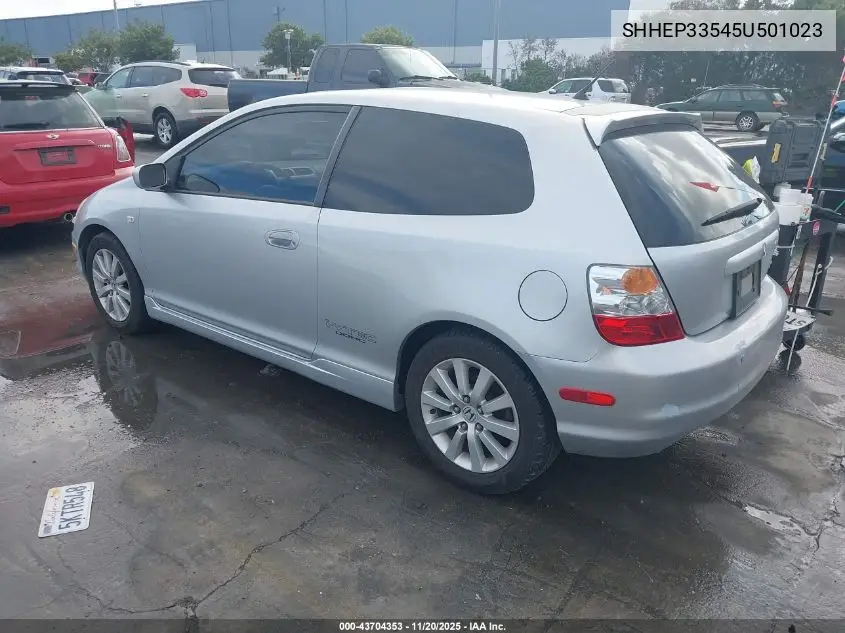 SHHEP33545U501023 2005 Honda Civic Si