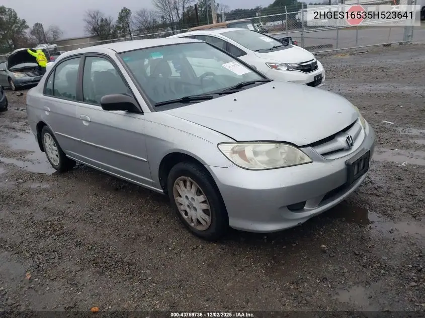 2HGES16535H523641 2005 Honda Civic Lx