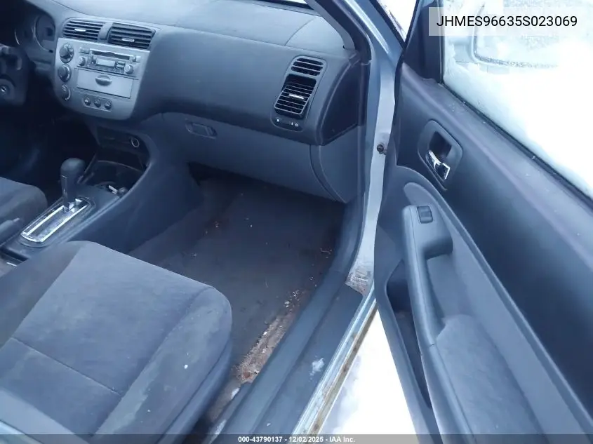 JHMES96635S023069 2005 Honda Civic Hybrid
