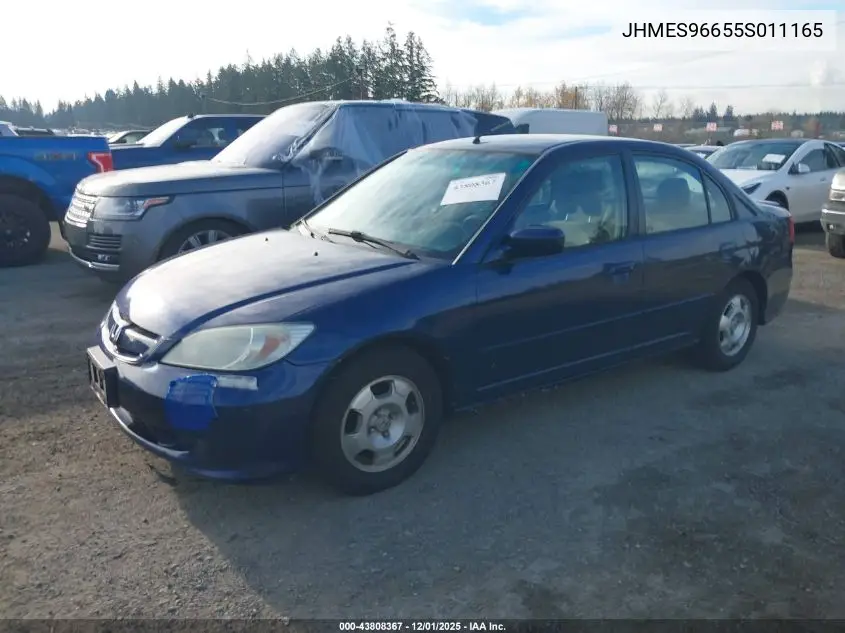 JHMES96655S011165 2005 Honda Civic Hybrid