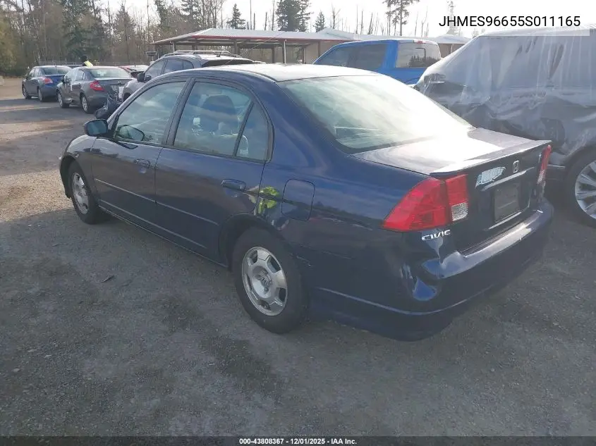 JHMES96655S011165 2005 Honda Civic Hybrid