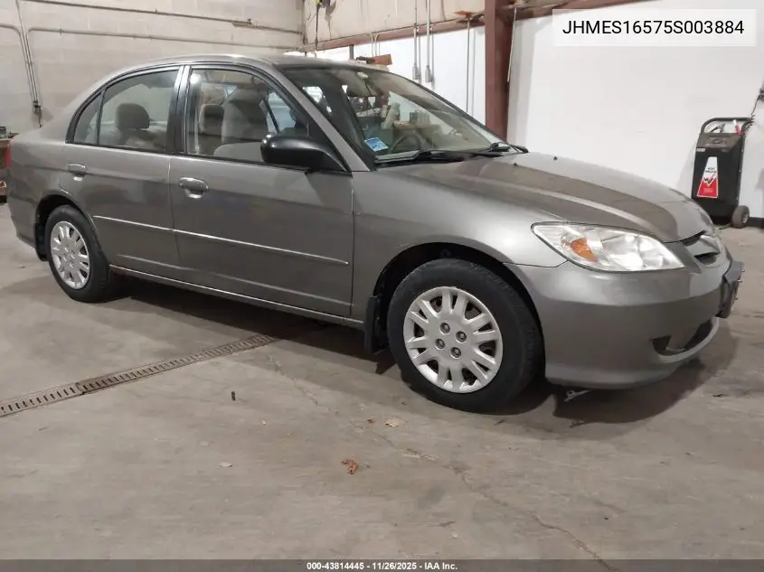 JHMES16575S003884 2005 Honda Civic Lx