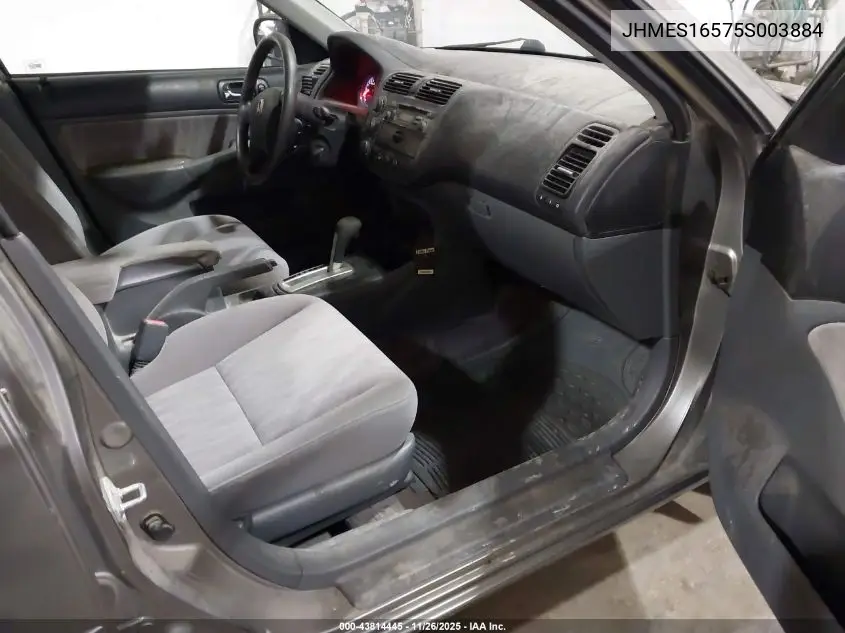JHMES16575S003884 2005 Honda Civic Lx
