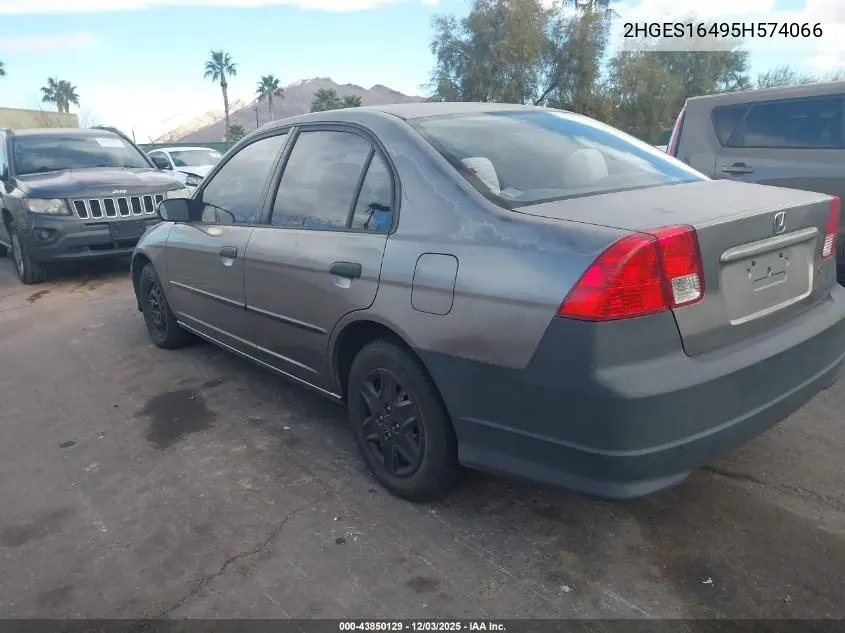 2HGES16495H574066 2005 Honda Civic Vp
