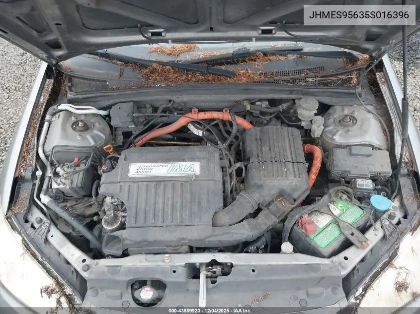 JHMES95635S016396 2005 Honda Civic Hybrid