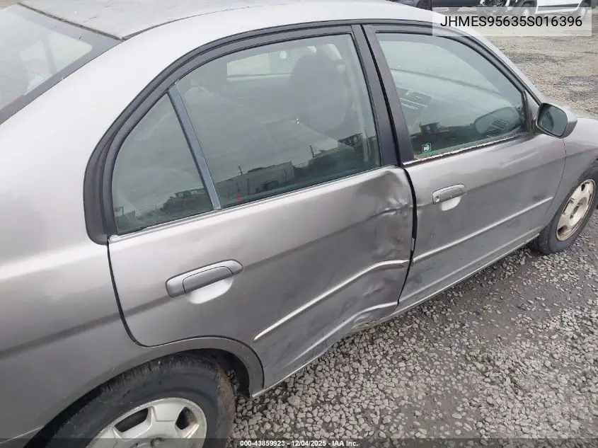 JHMES95635S016396 2005 Honda Civic Hybrid
