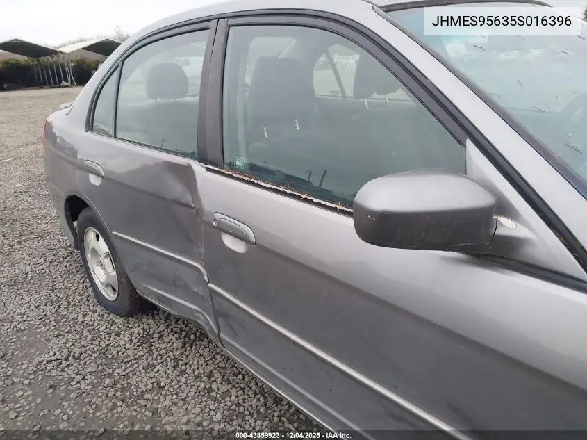 JHMES95635S016396 2005 Honda Civic Hybrid