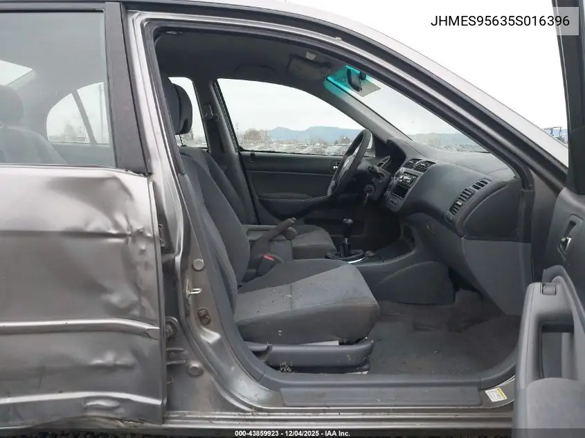 JHMES95635S016396 2005 Honda Civic Hybrid