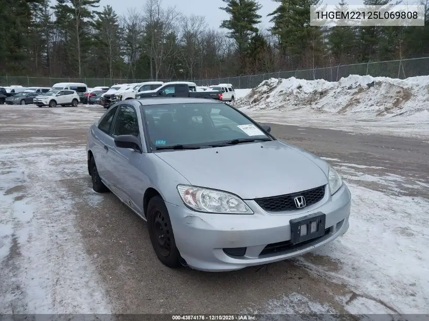 1HGEM22125L069808 2005 Honda Civic Vp