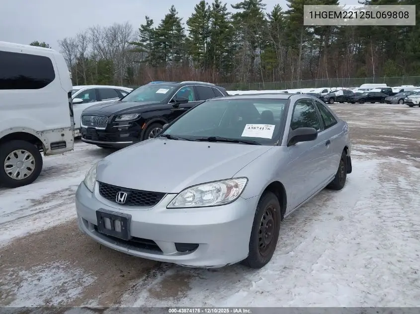 1HGEM22125L069808 2005 Honda Civic Vp