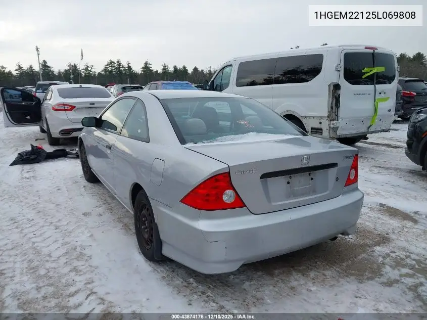 1HGEM22125L069808 2005 Honda Civic Vp