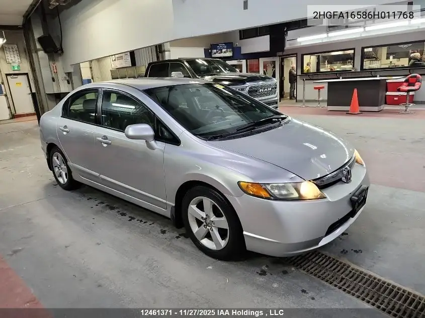 2HGFA16586H011768 2006 Honda Civic Lx