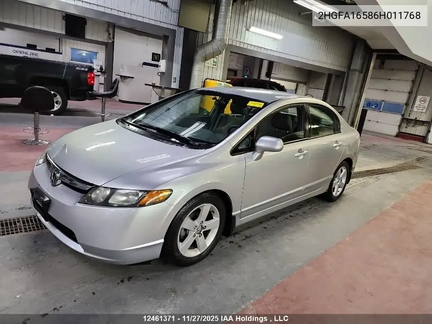 2HGFA16586H011768 2006 Honda Civic Lx