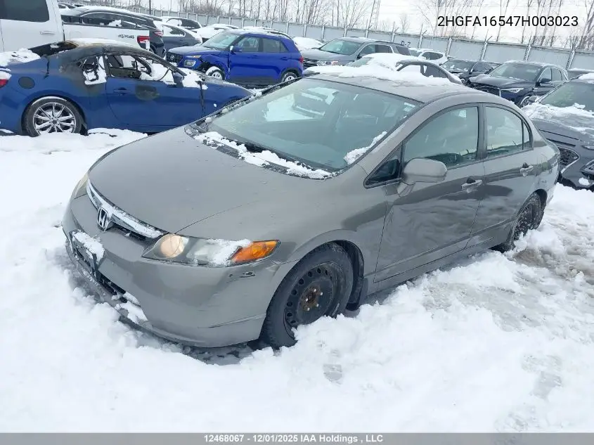 2HGFA16547H003023 2006 Honda Civic