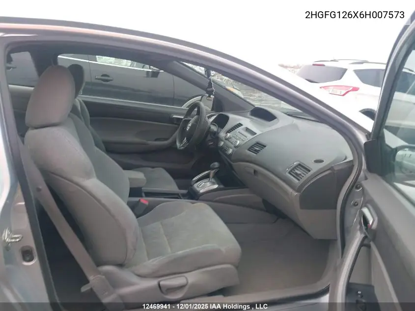2HGFG126X6H007573 2006 Honda Civic Lx