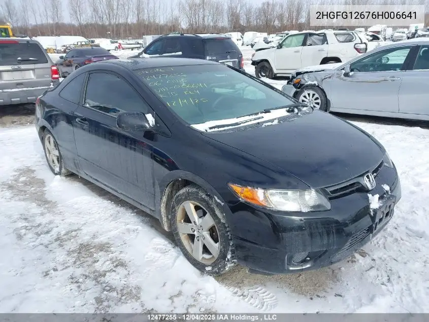 2HGFG12676H006641 2006 Honda Civic Lx