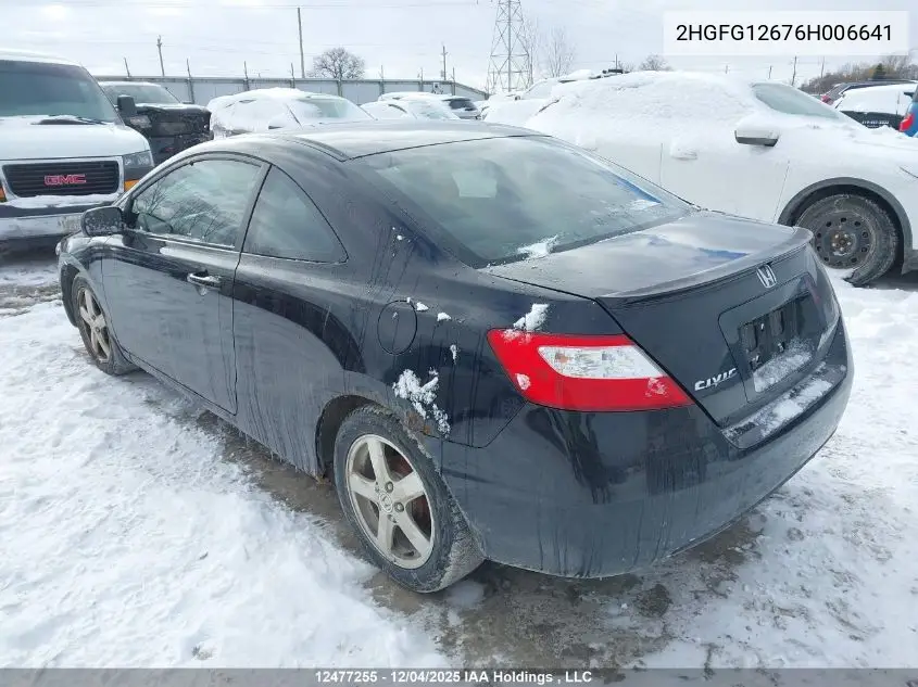 2HGFG12676H006641 2006 Honda Civic Lx