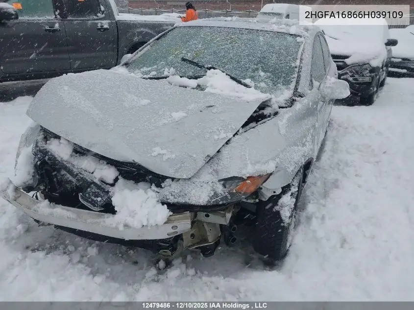 2HGFA16866H039109 2006 Honda Civic Ex