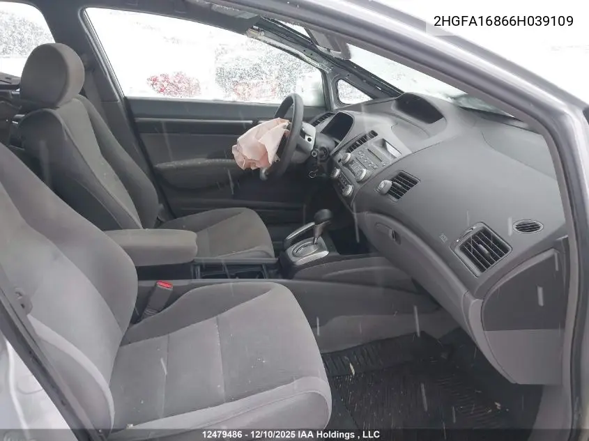 2HGFA16866H039109 2006 Honda Civic Ex