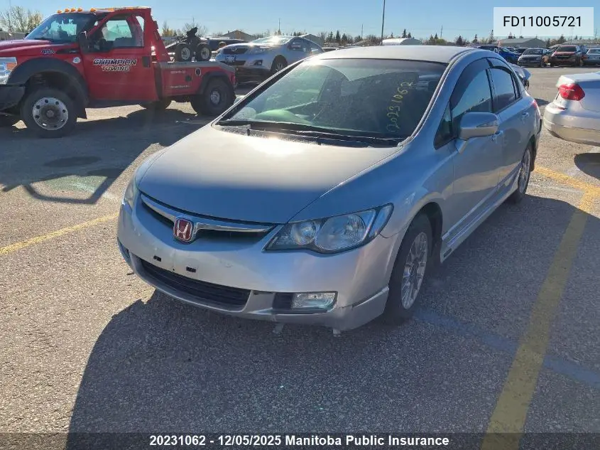 FD11005721 2006 Honda Civic Ex