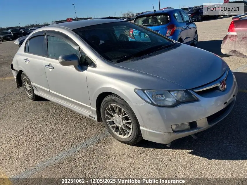 FD11005721 2006 Honda Civic Ex