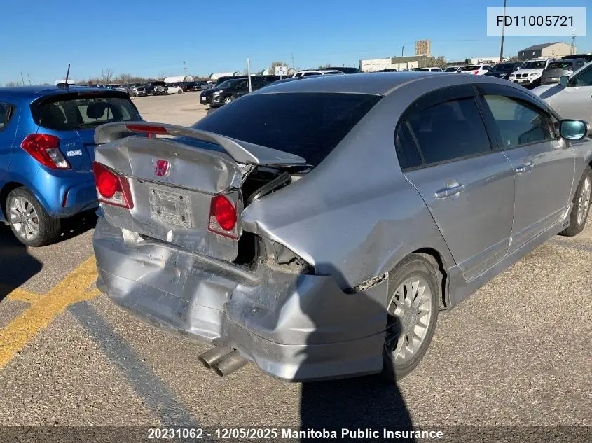 FD11005721 2006 Honda Civic Ex