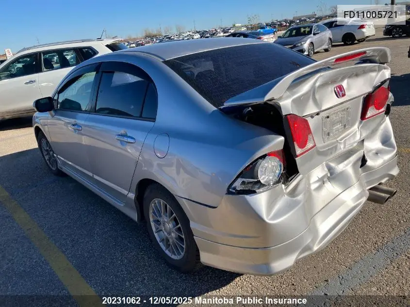 FD11005721 2006 Honda Civic Ex