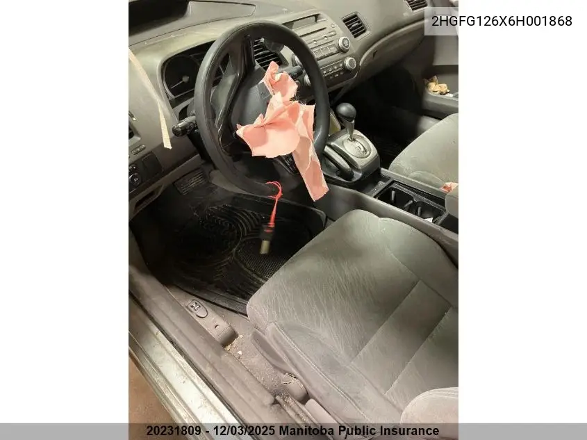 2HGFG126X6H001868 2006 Honda Civic Lx