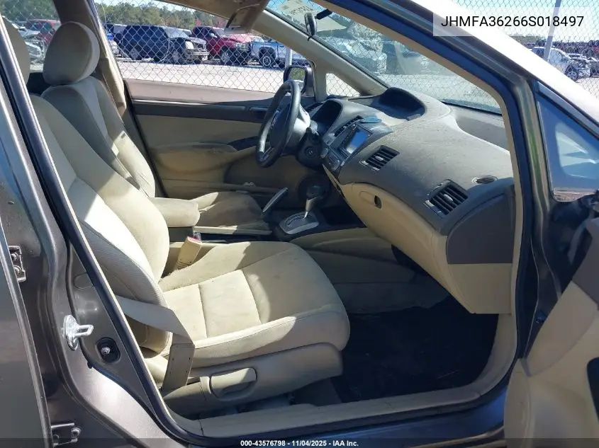 JHMFA36266S018497 2006 Honda Civic Hybrid