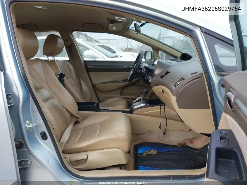 JHMFA36206S029754 2006 Honda Civic Hybrid