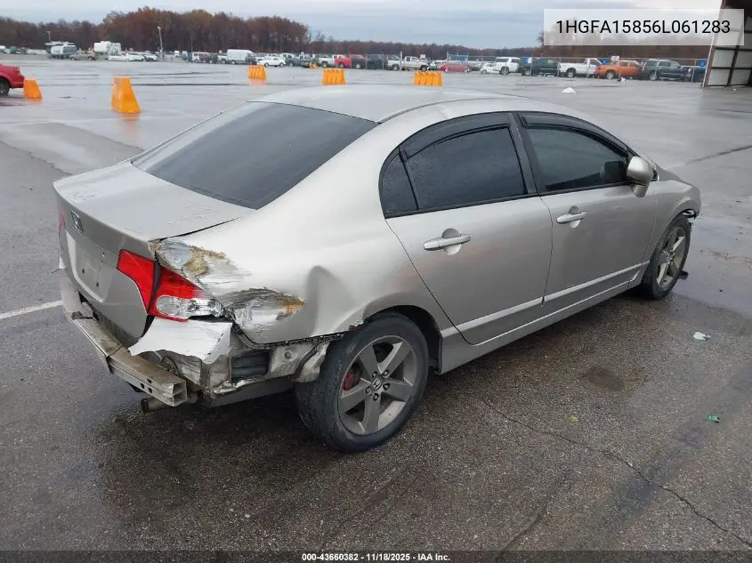 1HGFA15856L061283 2006 Honda Civic Ex