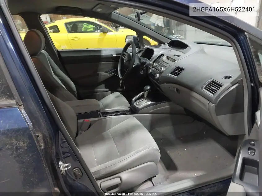 2HGFA165X6H522401 2006 Honda Civic Lx