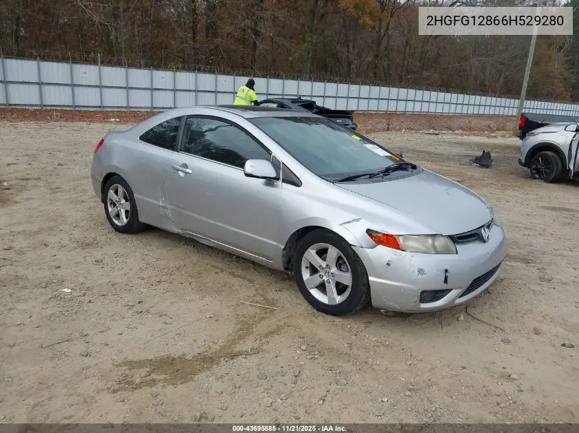 2HGFG12866H529280 2006 Honda Civic Ex