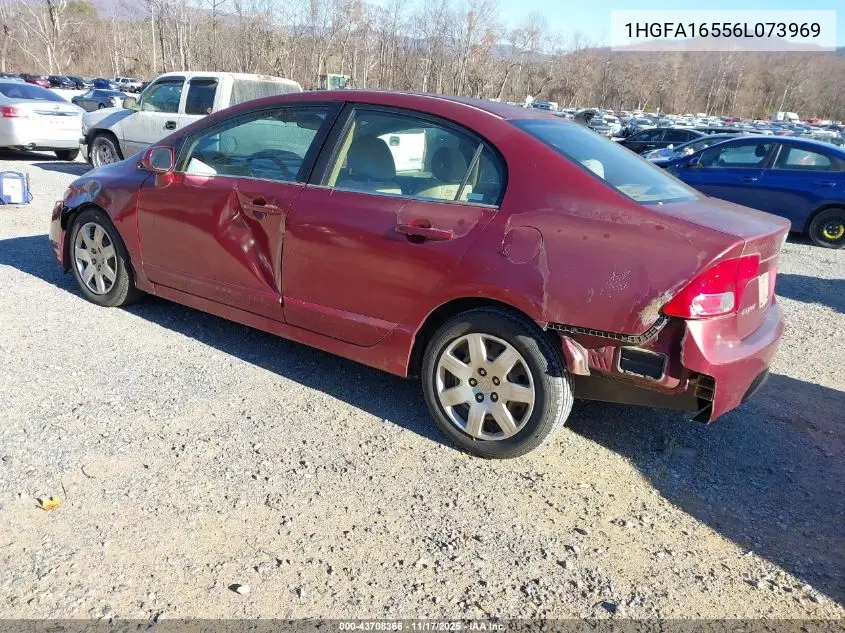 1HGFA16556L073969 2006 Honda Civic Lx