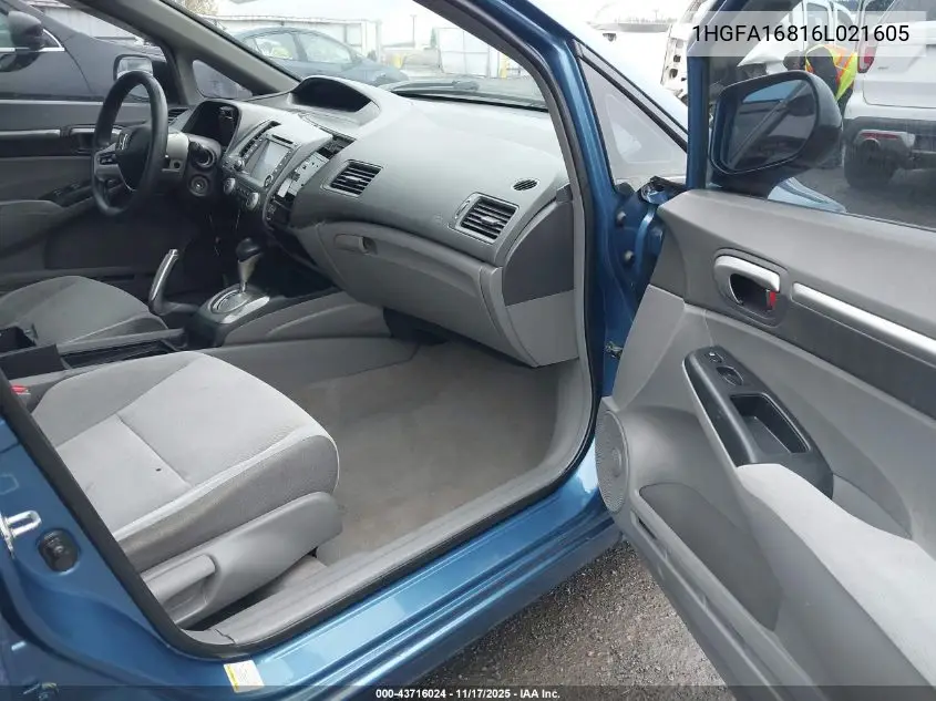 1HGFA16816L021605 2006 Honda Civic Ex