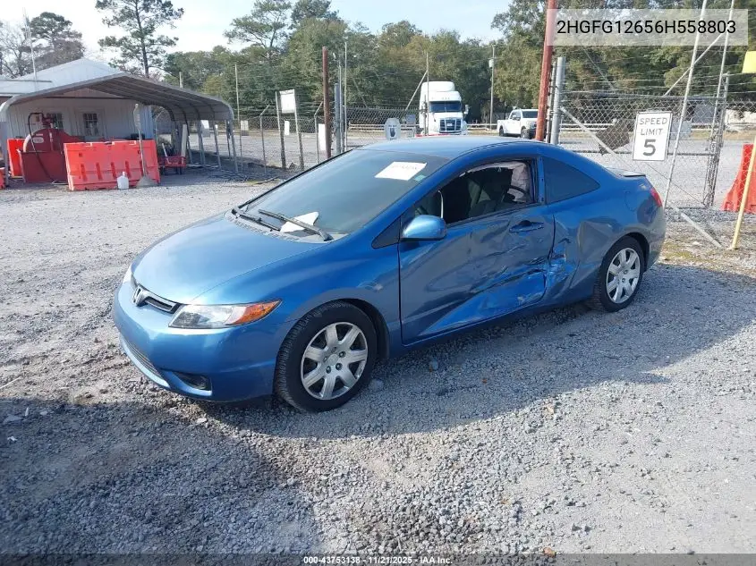 2HGFG12656H558803 2006 Honda Civic Lx