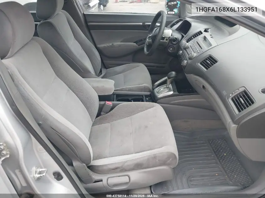 1HGFA168X6L133951 2006 Honda Civic Ex