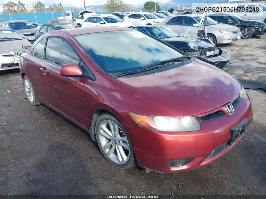 2HGFG21506H708248 2006 Honda Civic Si