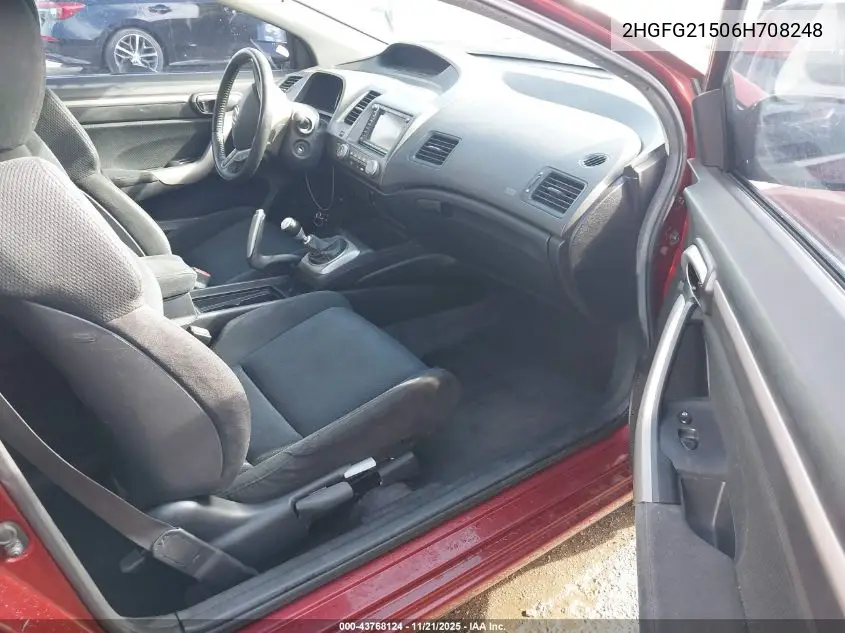 2HGFG21506H708248 2006 Honda Civic Si